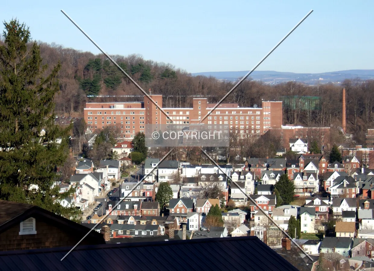 View from the southeast