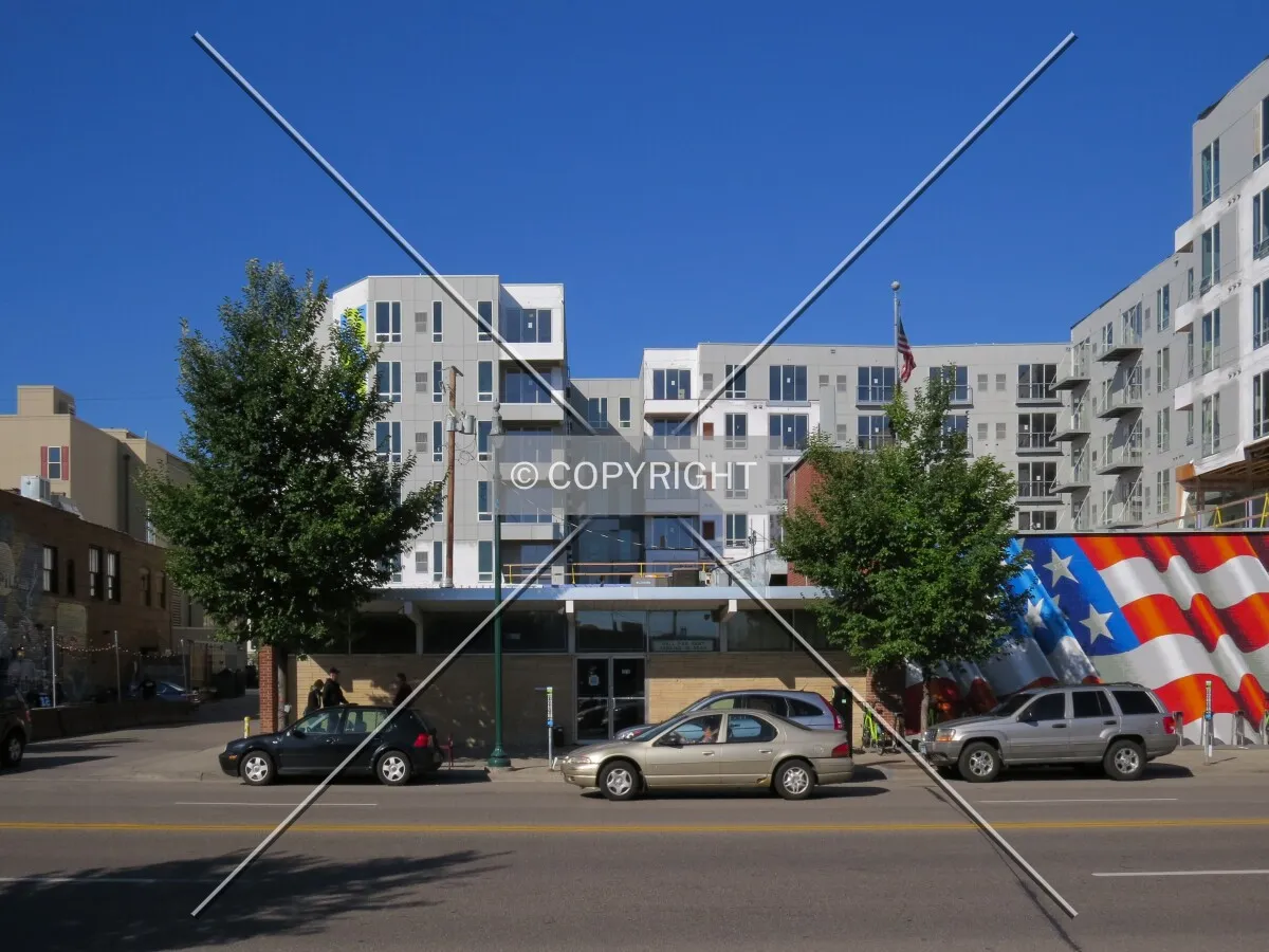 View to the west across Lyndale Avenue South