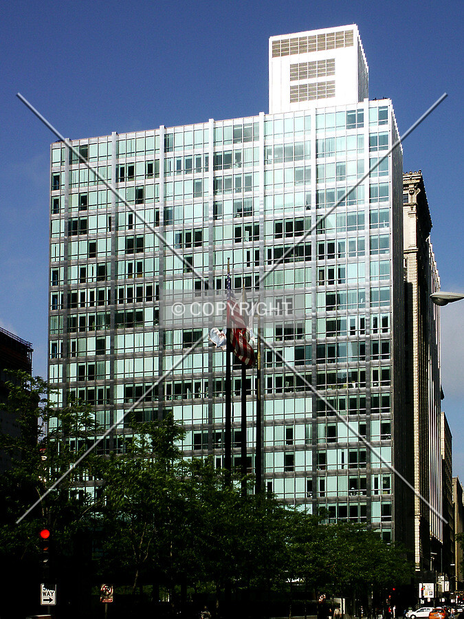 West facade from Monroe Street