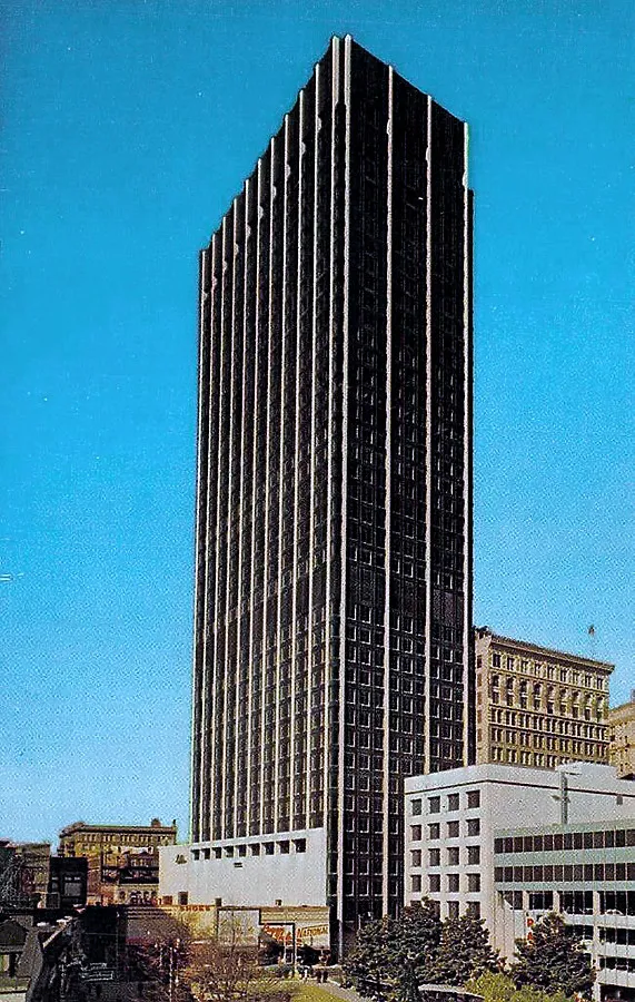Vintage view from the southeast