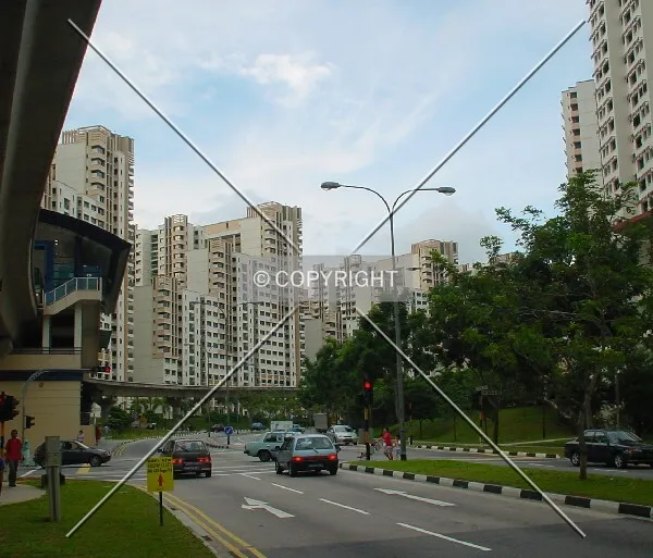 View from Bukit Panjang Ring Road