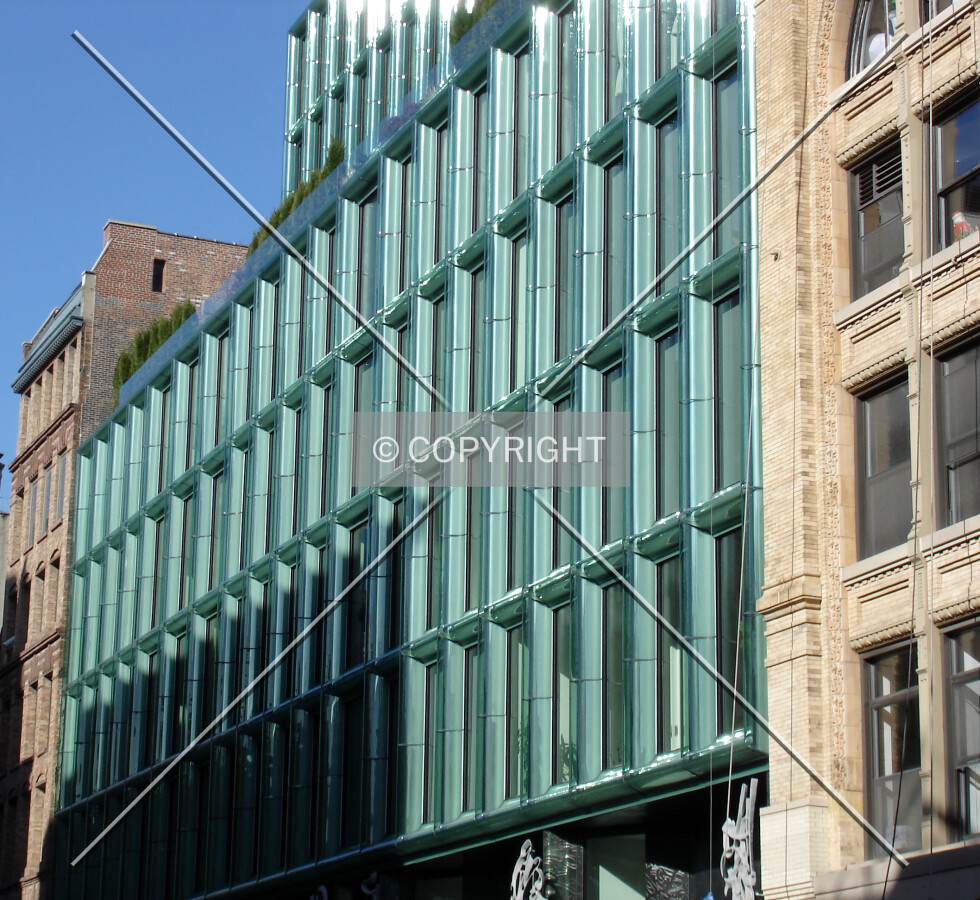 Looking northwest along Bond Street