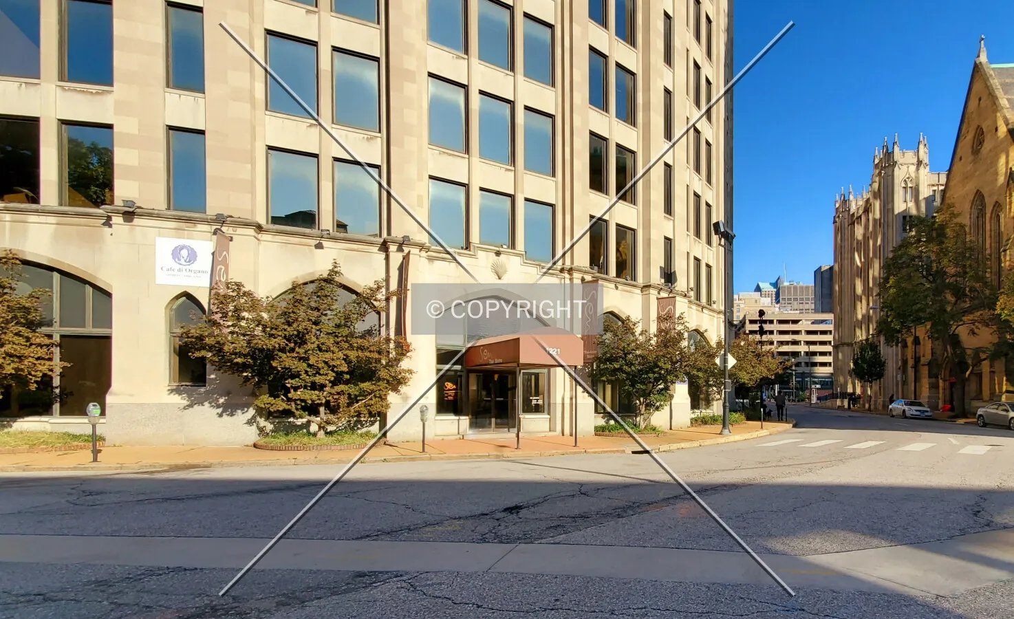 Lower floors from the southwest; October 12, 2019