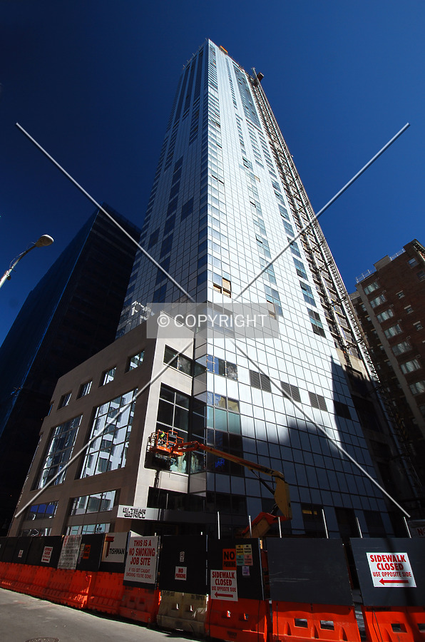 Looking up from Washington Street