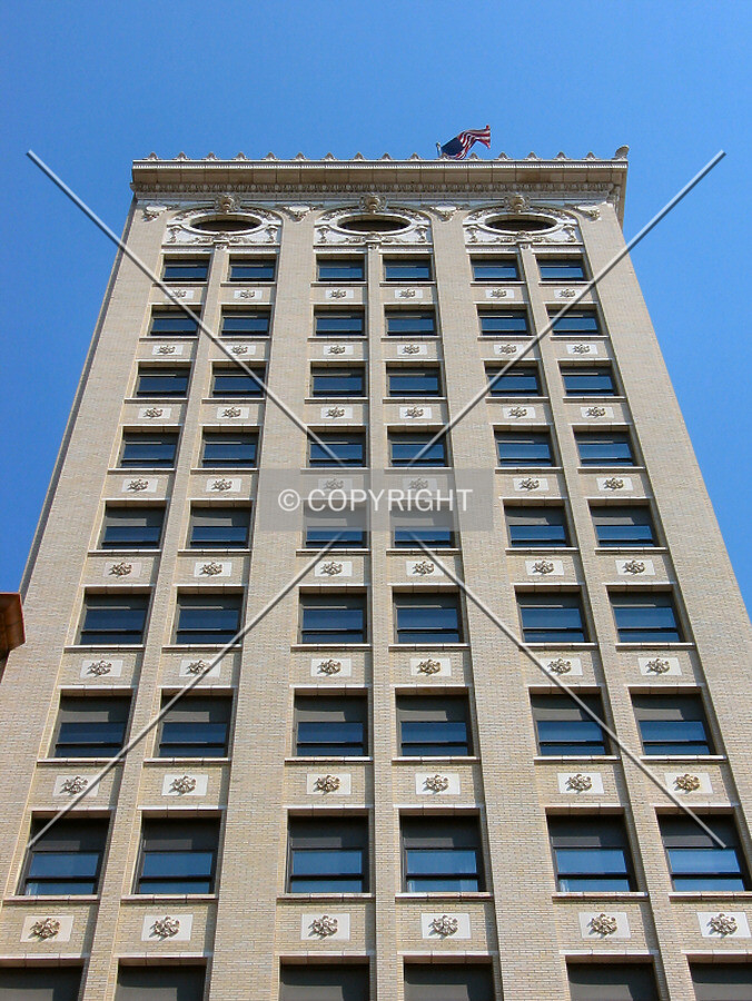 Looking up from Superior Street