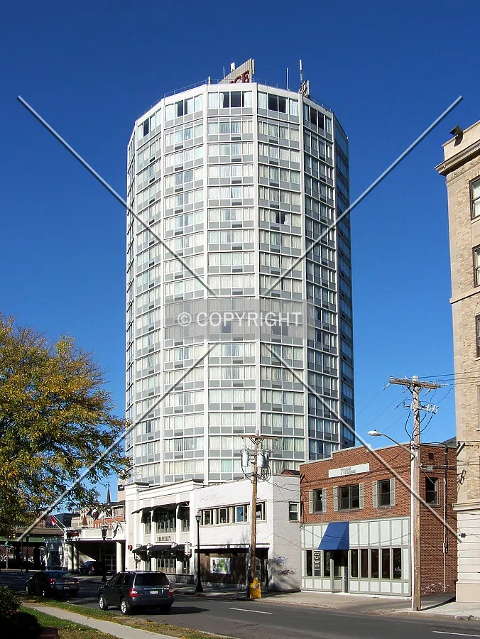 View from the southeast