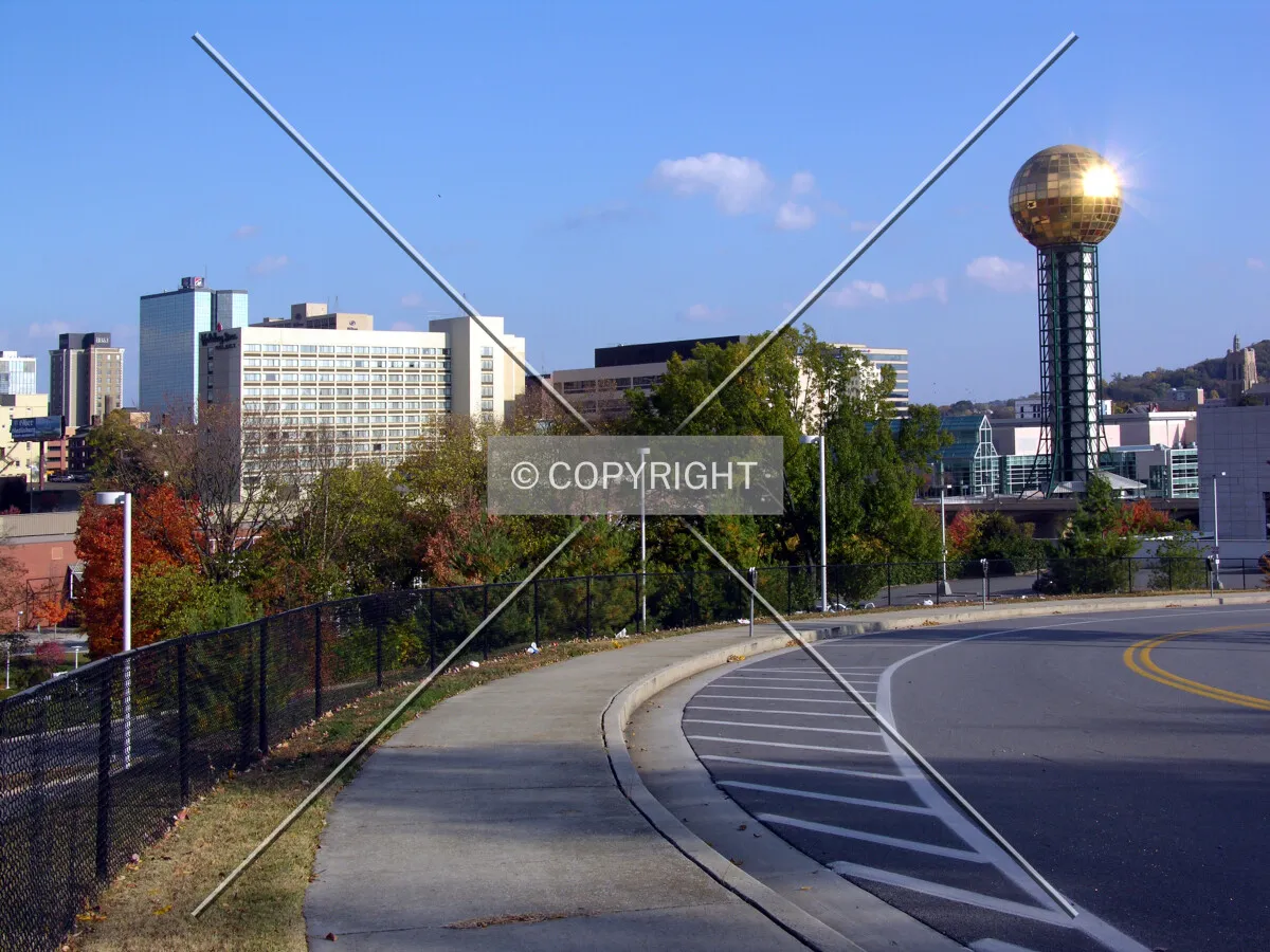 Partial skyline from the north