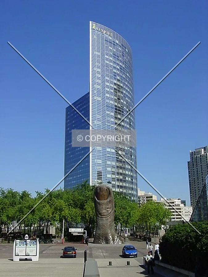 View from the plaza looking north