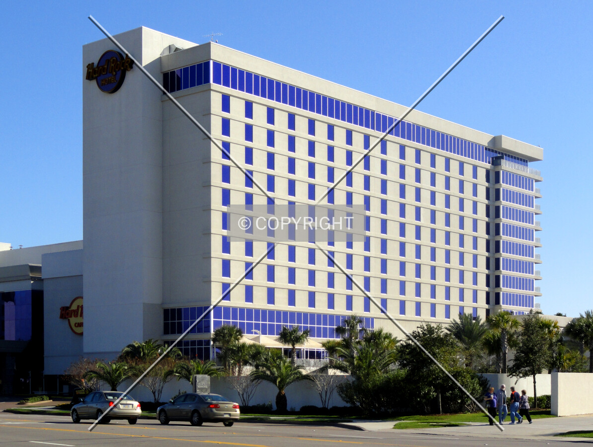 From across Beach Boulevard to the northwest