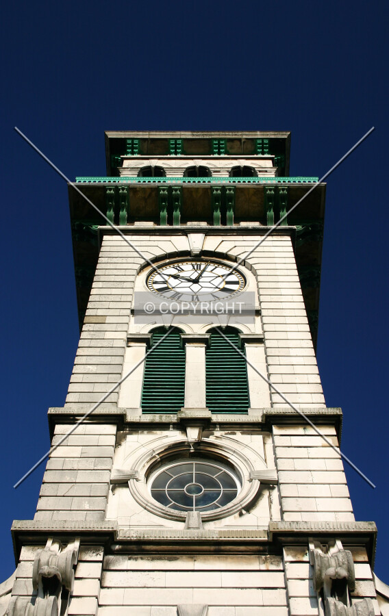 Looking up the south side