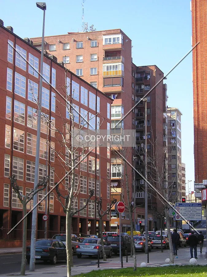 View in comparison with a nearby low-rise building