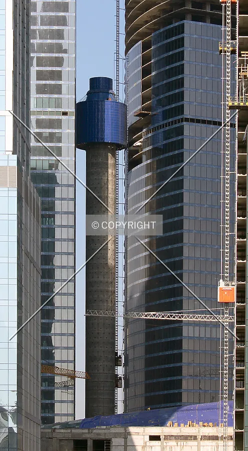 Panoramic elevator core