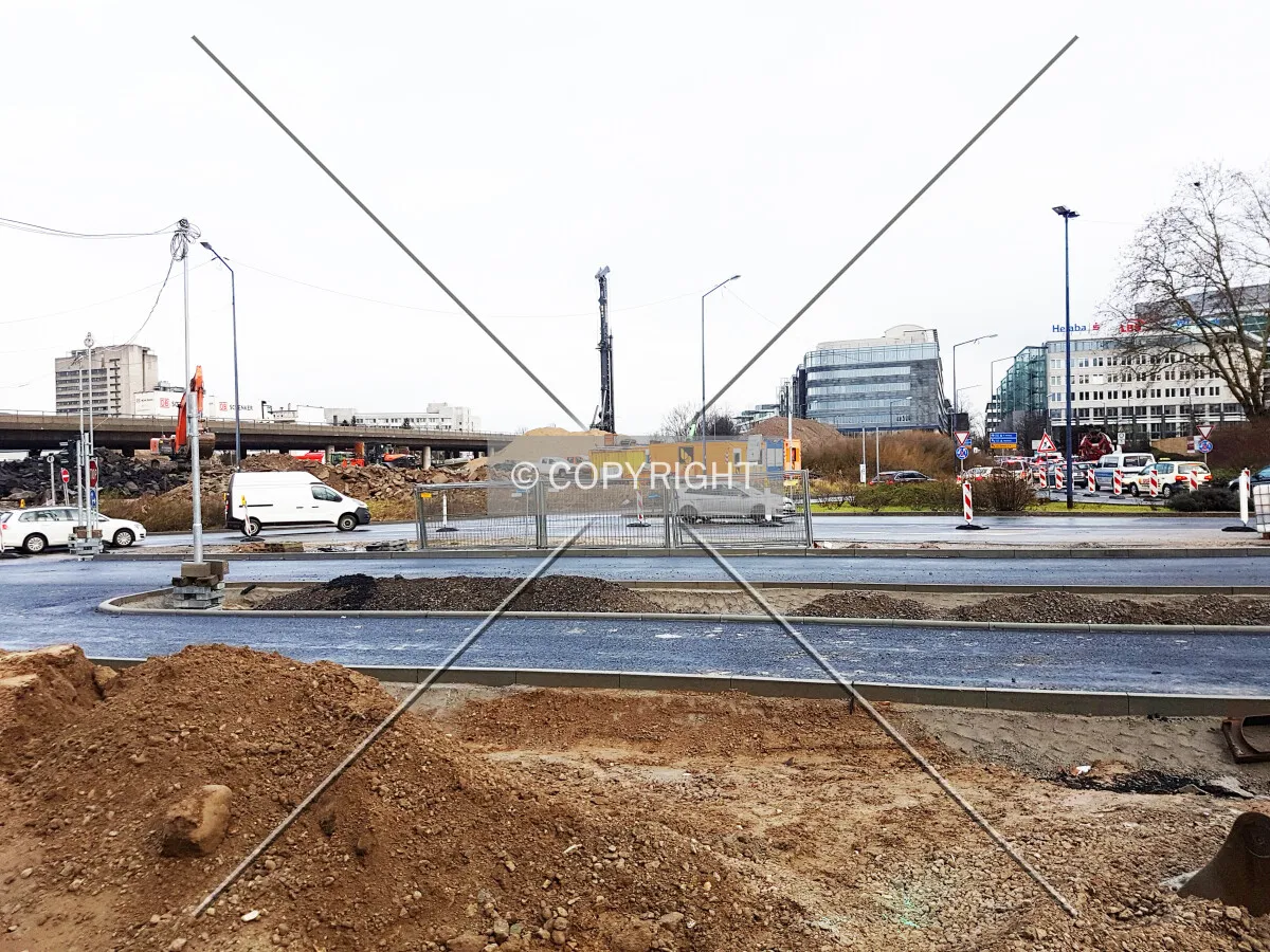 Kaiserlei-Kreisel is removed