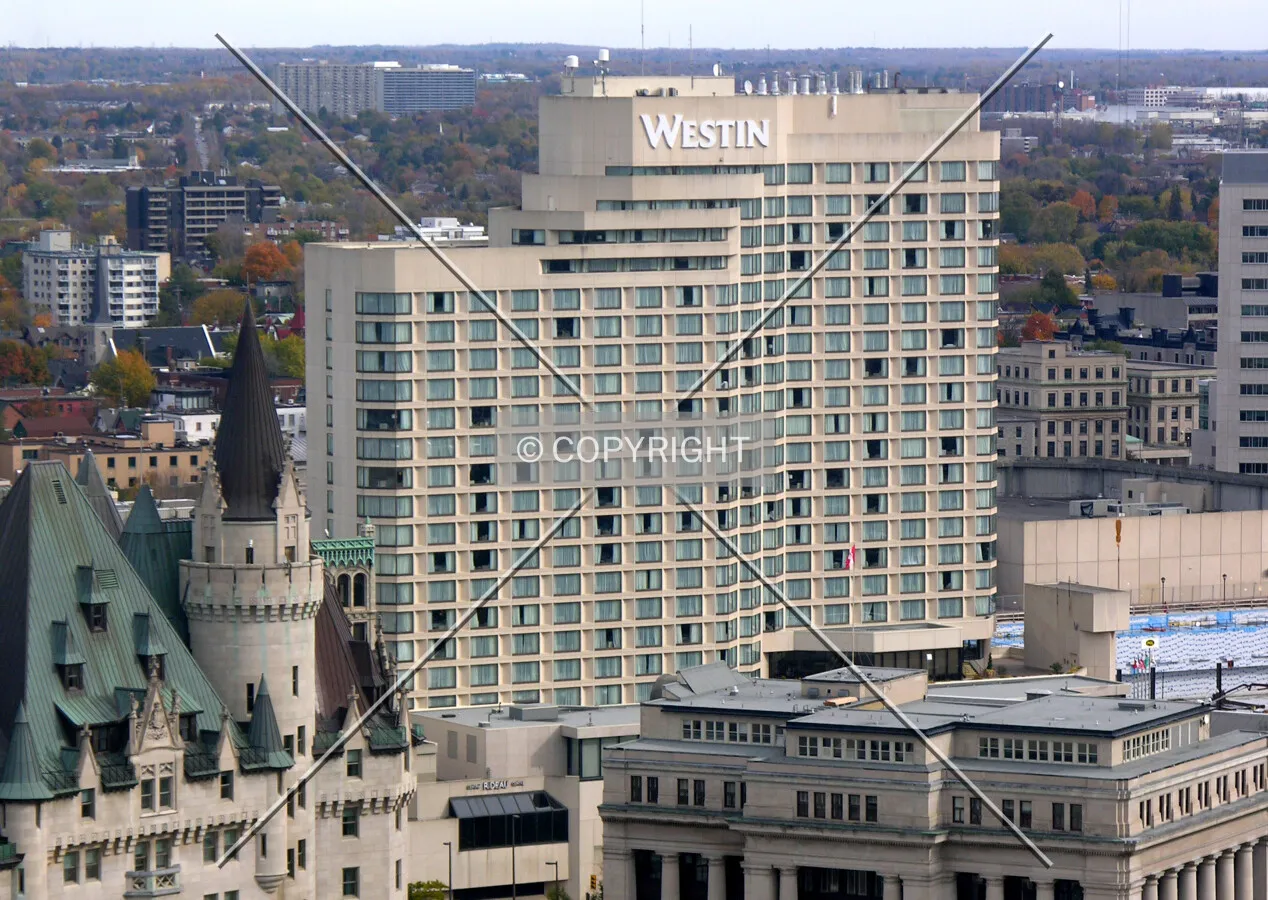 From the Peace Tower to the northwest