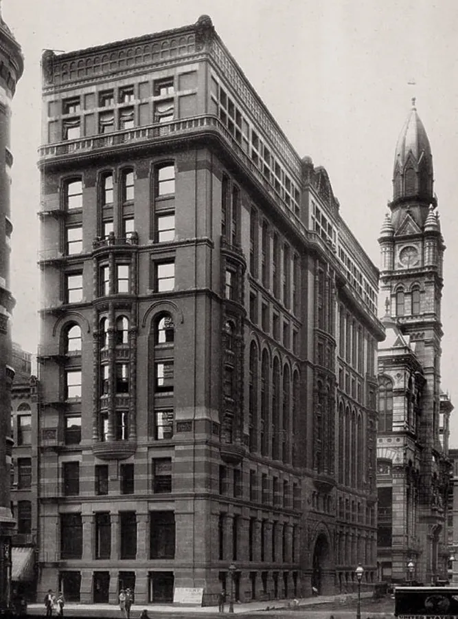 View from the northeast as originally constructed