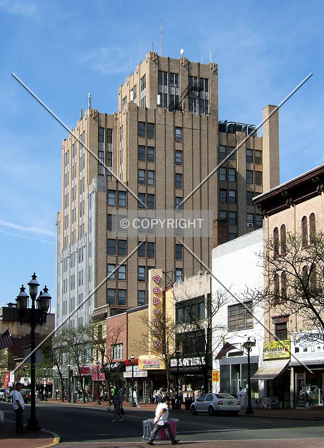 View from the south on Broad Street
