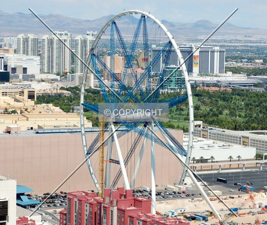 Elevated view from the southwest