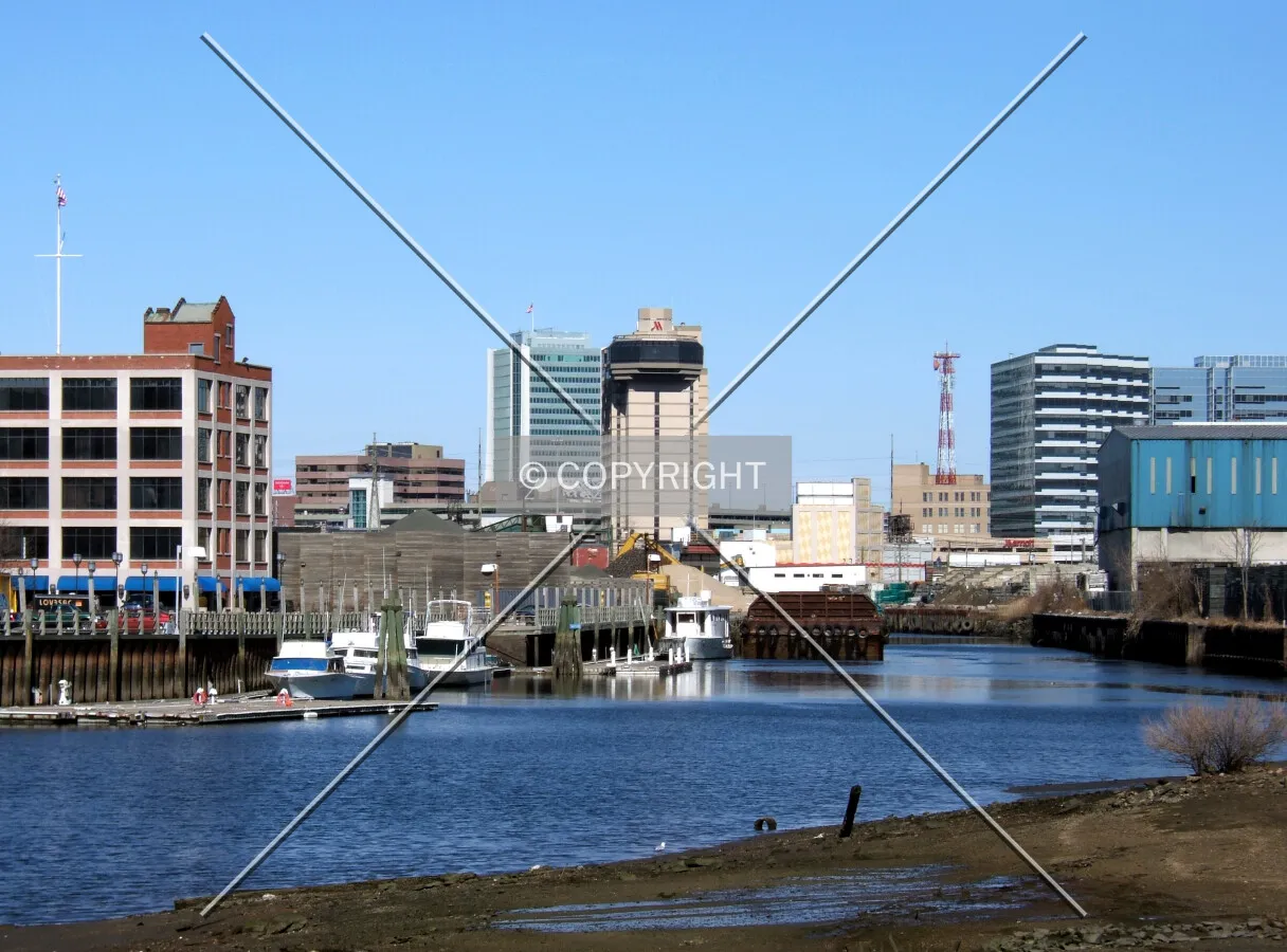 Downtown from the south