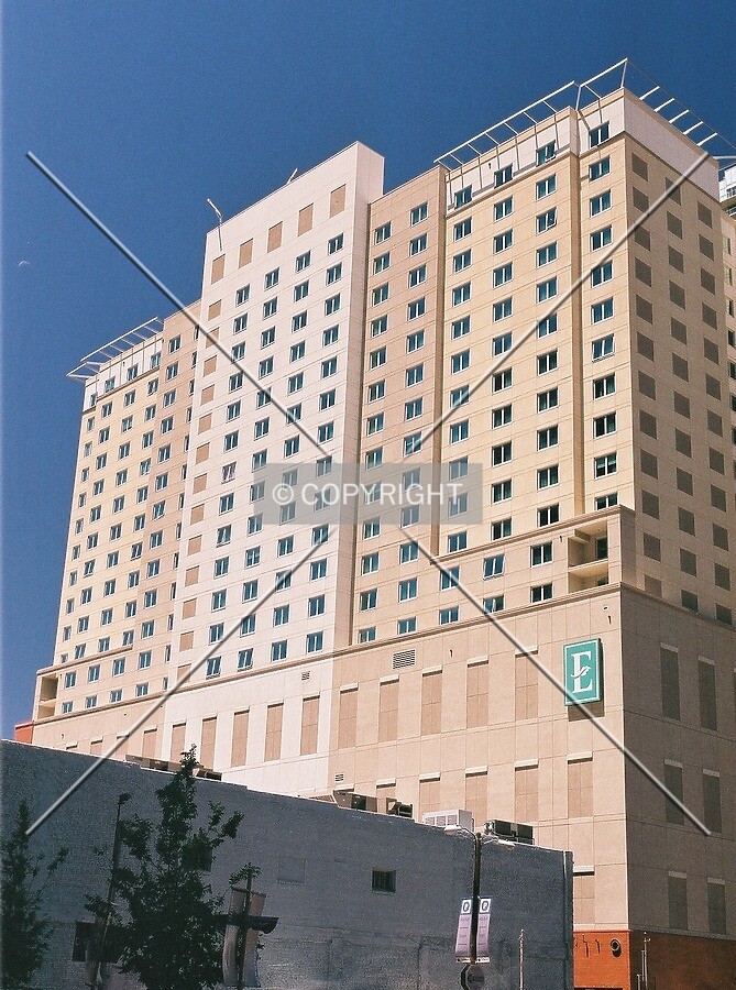 View to the west