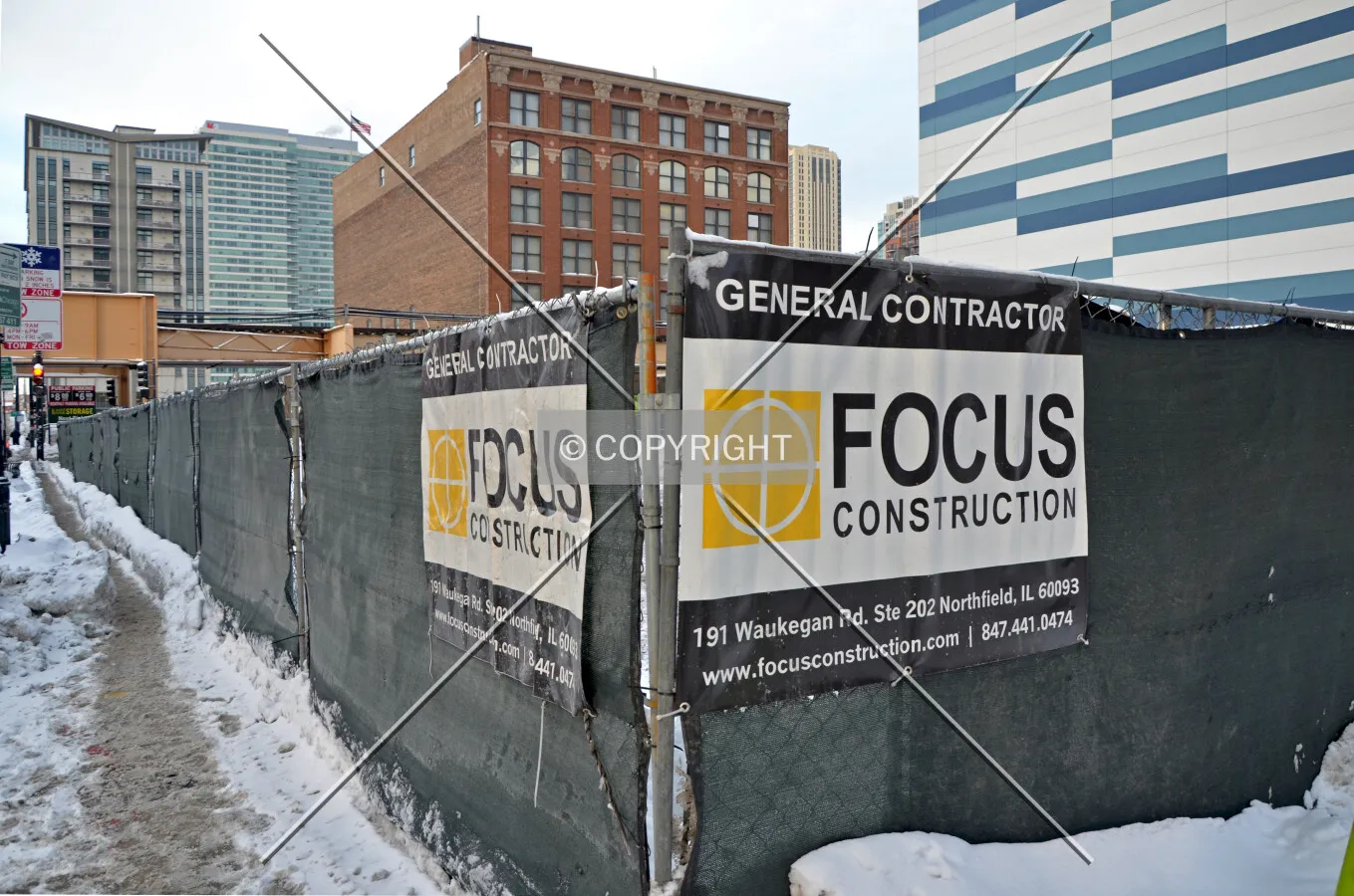 Southwest corner of the site; February 4, 2015.