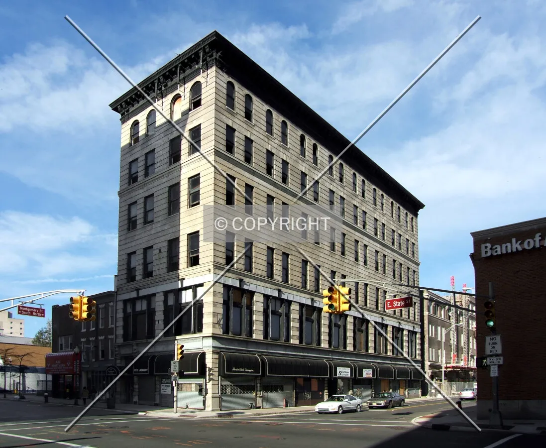 View from the southeast at State and Montgomery Streets