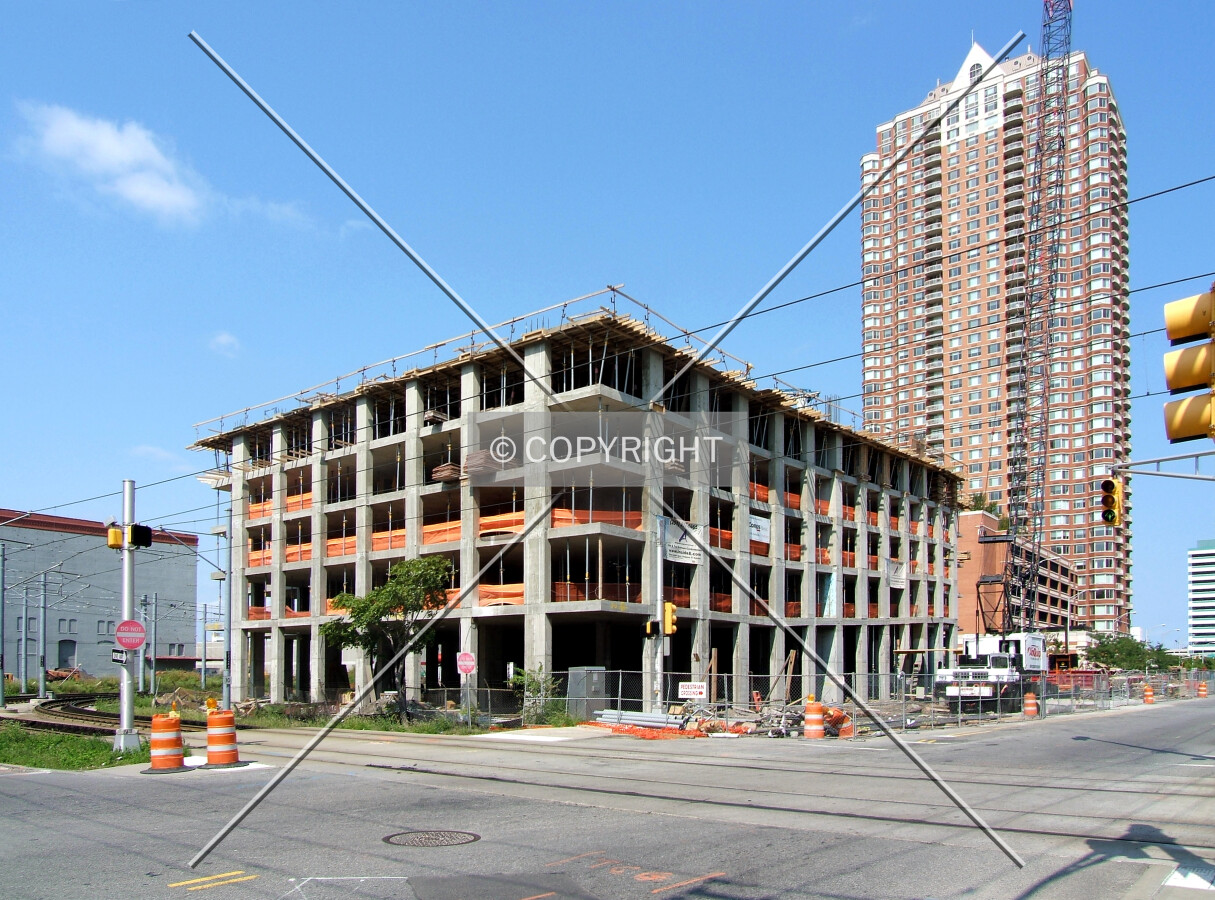 View from the southeast at 1st and Washington streets