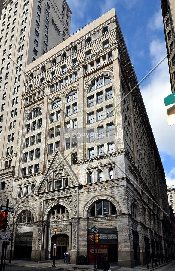 View from the southeast at Walnut and Juniper Streets