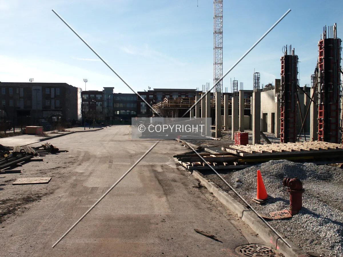 Looking west along the southern edge