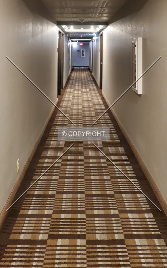 Third floor hallway; August 15, 2020