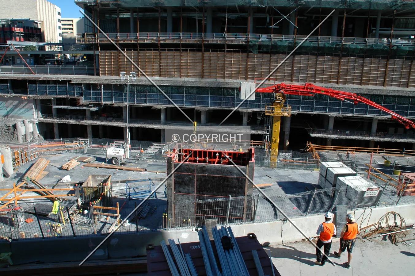 View of the site