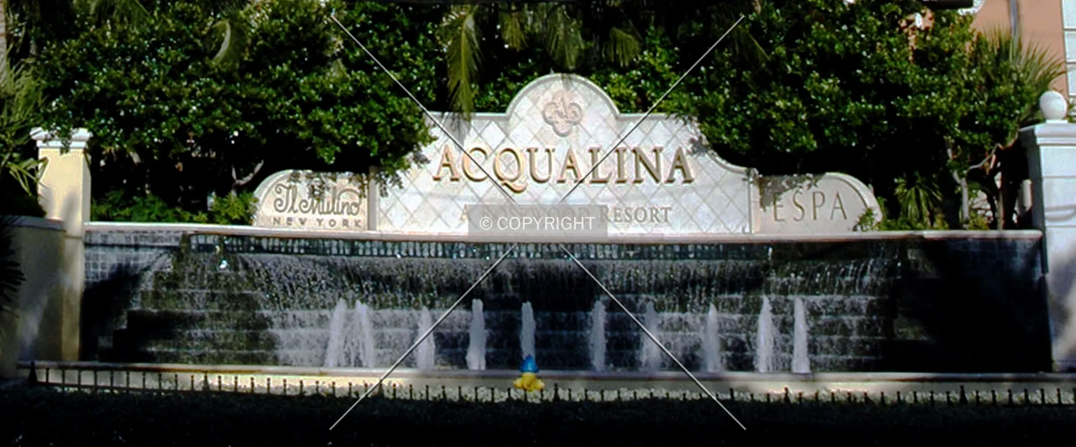 View from the west across Collins Avenue