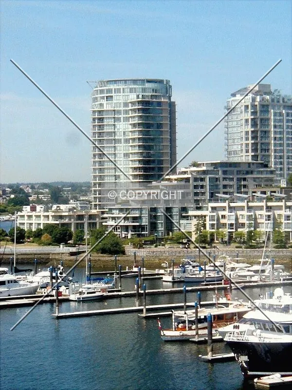 The Concord from mid-span of the Cambie Bridge