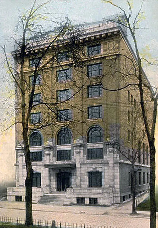 Vintage view from the west