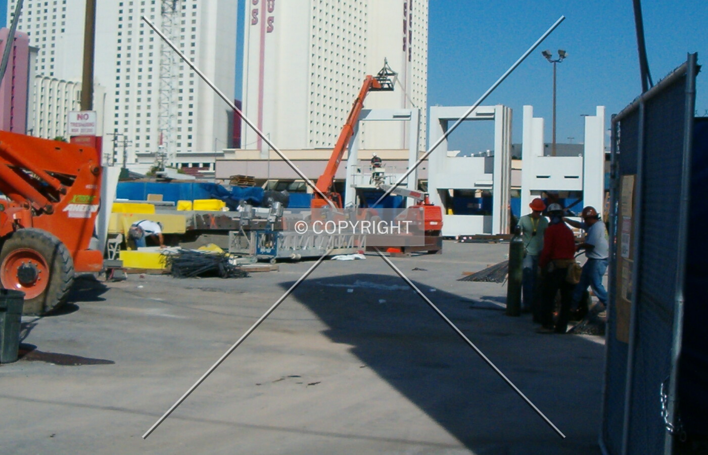View from Las Vegas Boulevard South staging area