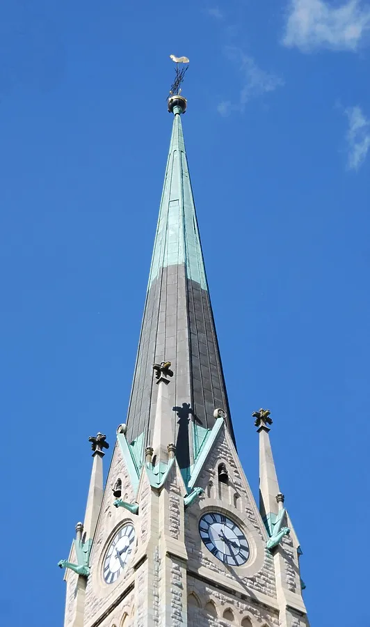 Tip of the spire