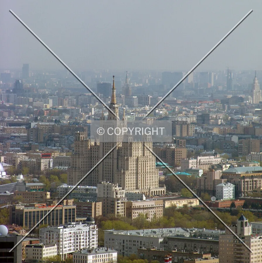 View from the 56th floor of Zapad
