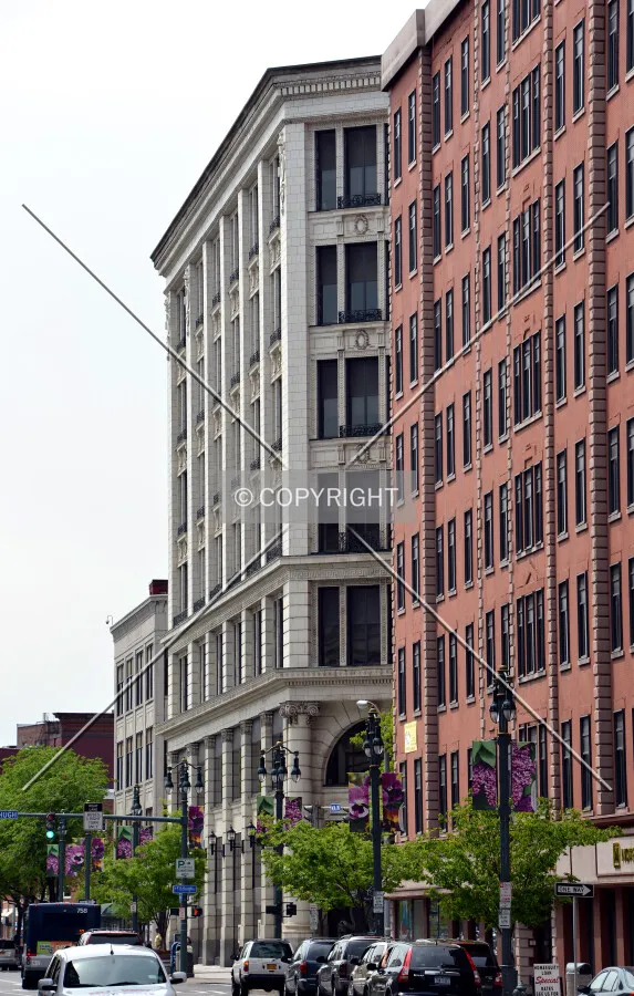 View from the east on Main Street