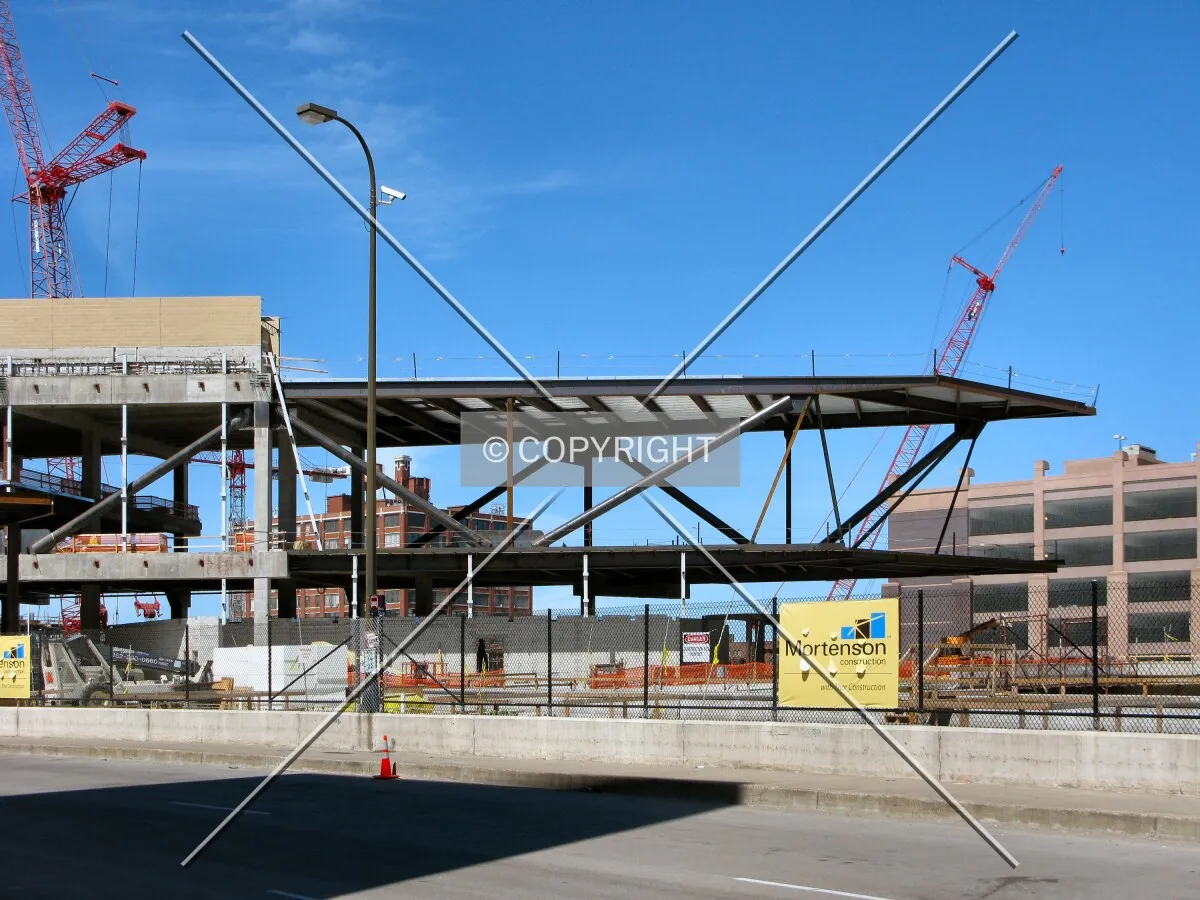 View to the north across 7th Street North