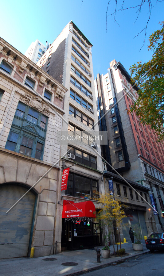 Viewed along East 19th Street
