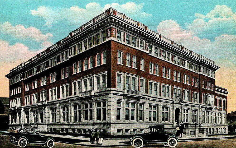 Vintage view from the southwest