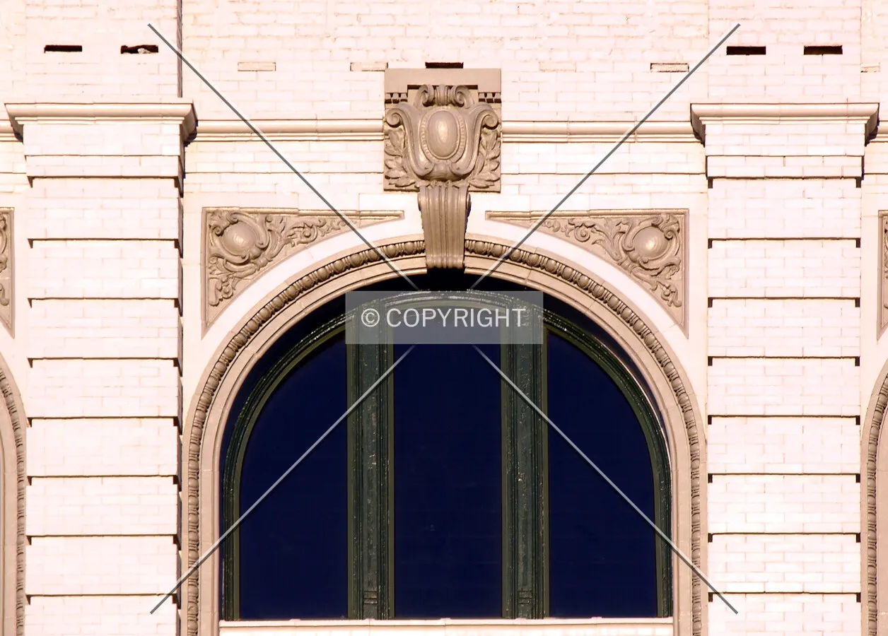 Detail of the western facade
