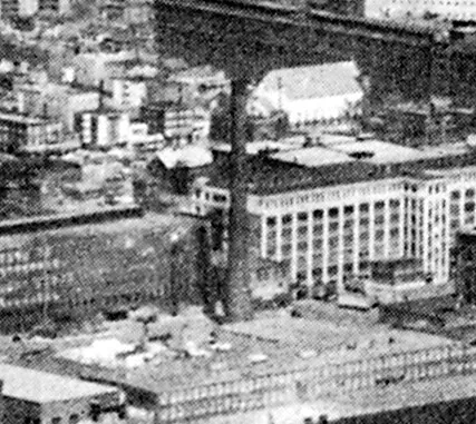 Vintage view from the southwest