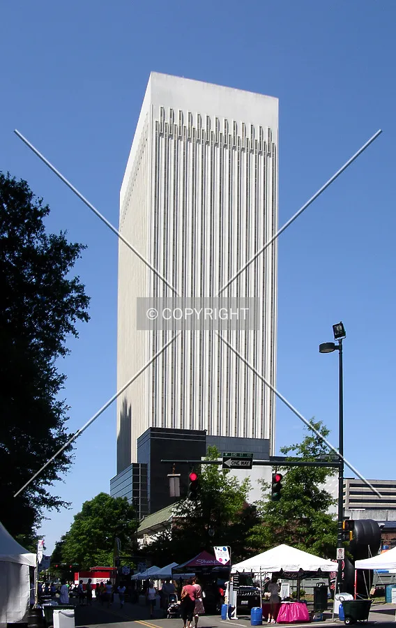 Looking south from South Tryon Street