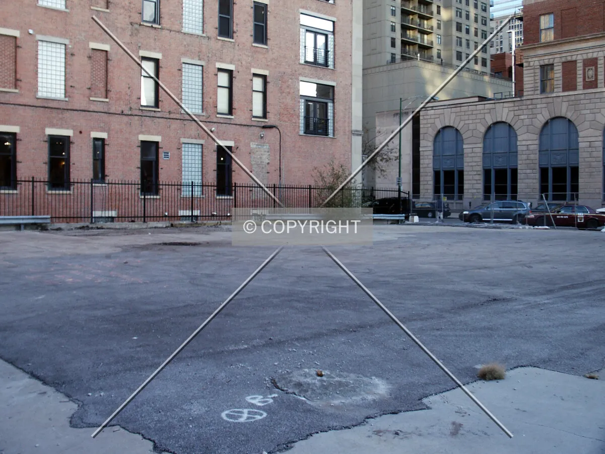 Looking southeast across the site before groundbreaking