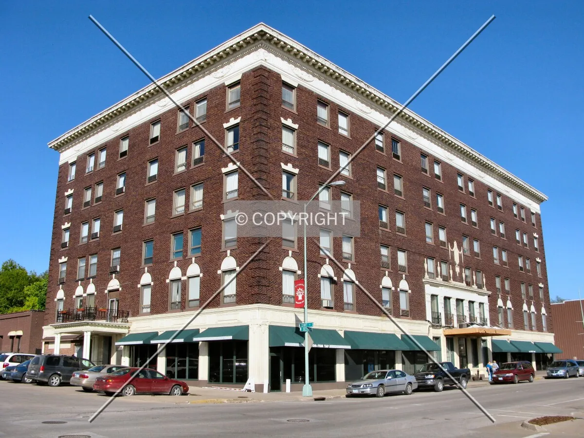 West corner from across Court/2nd Streets