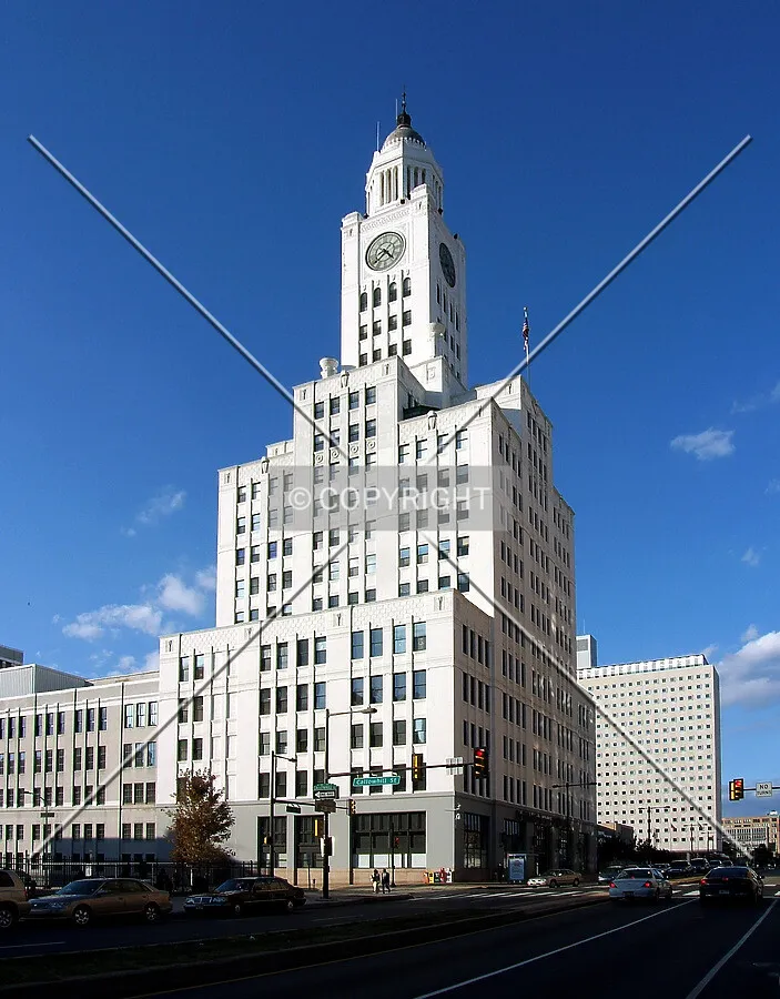 View from the south on Broad Street