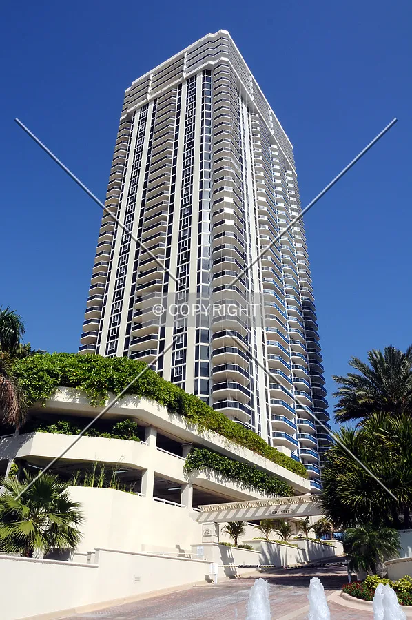 Looking up from the southwest