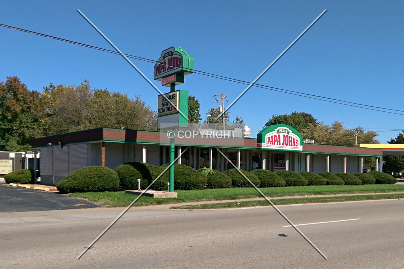 View from the southwest; October 20, 2014