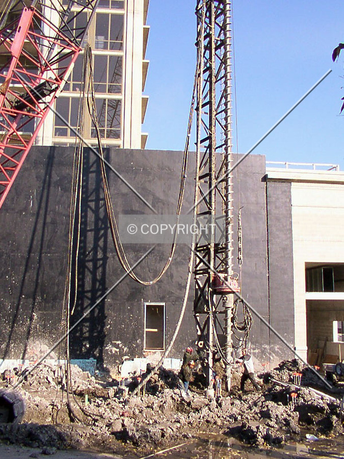 Drilling by the southeast corner