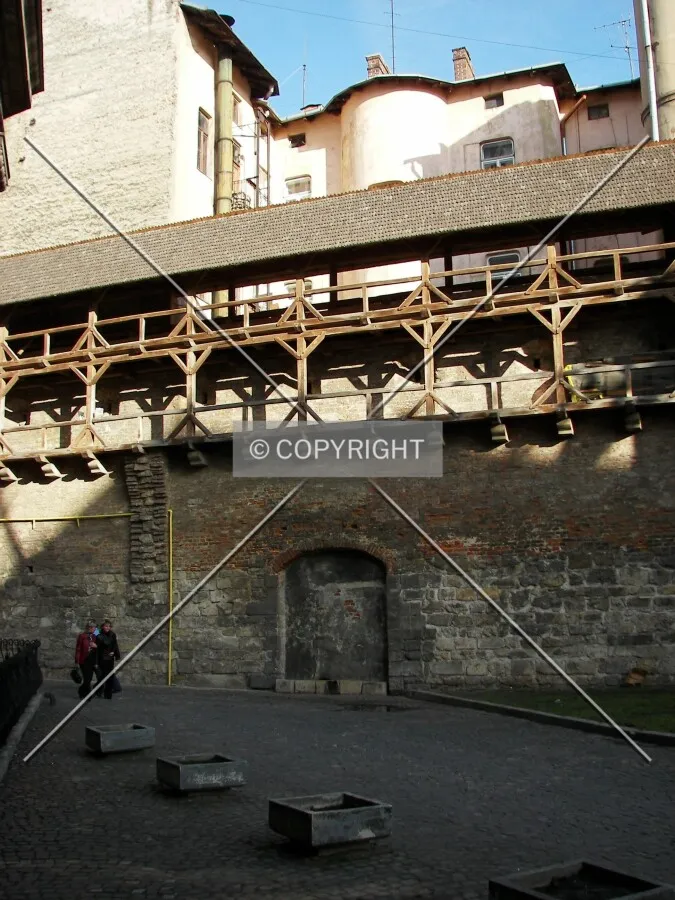 View of monastery yard